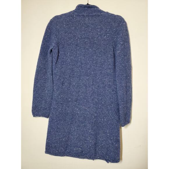 The Territory Ahead Sweater XS Womens Navy Blue Long Cardigan Pockets LambsWool - Picture 4 of 8